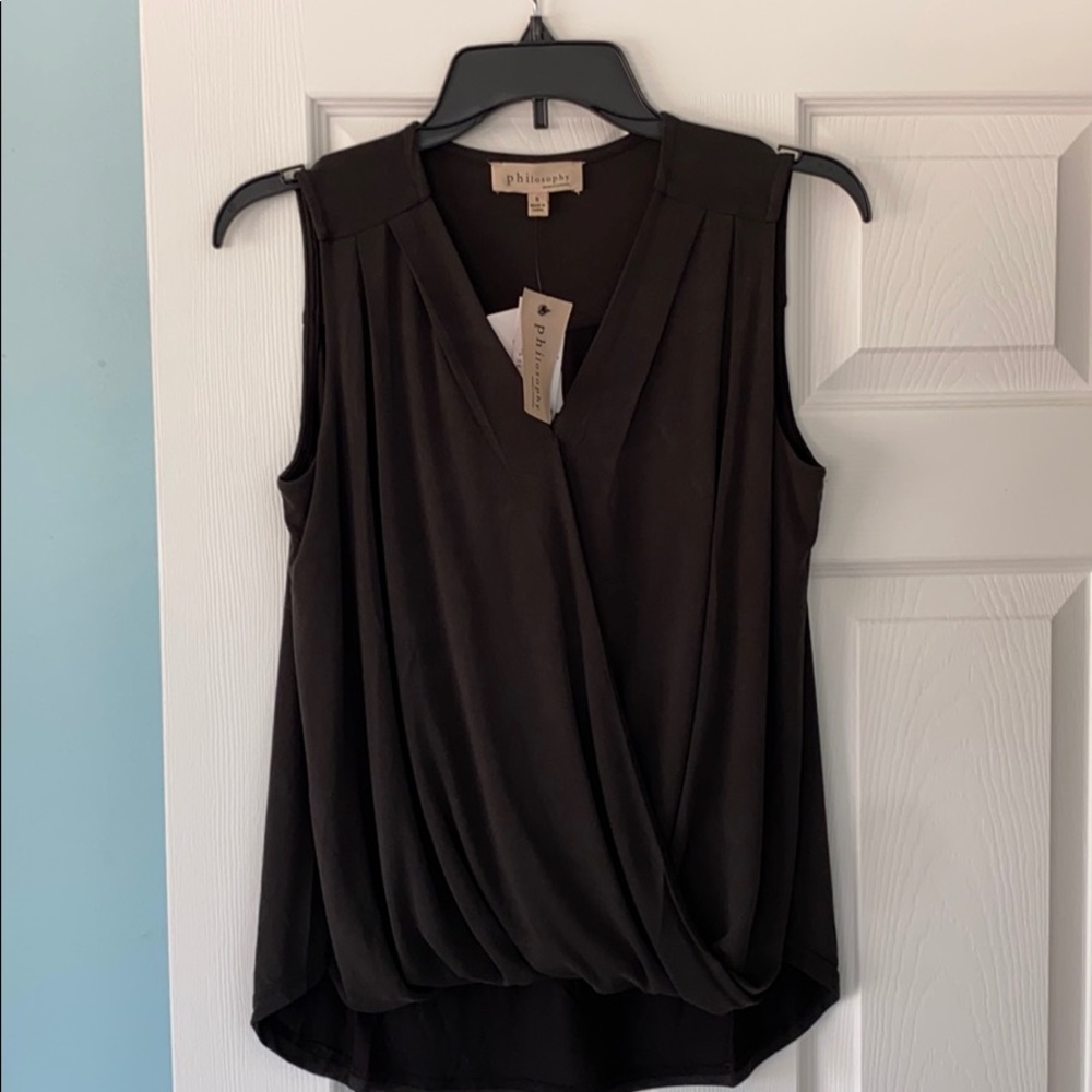 Dressy v neck blouse